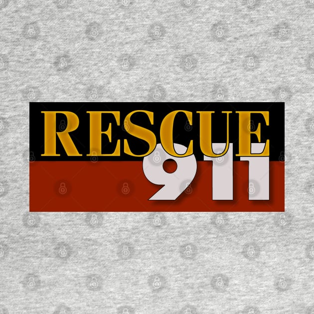 Retro Rescue 911 Logo by The Badin Boomer